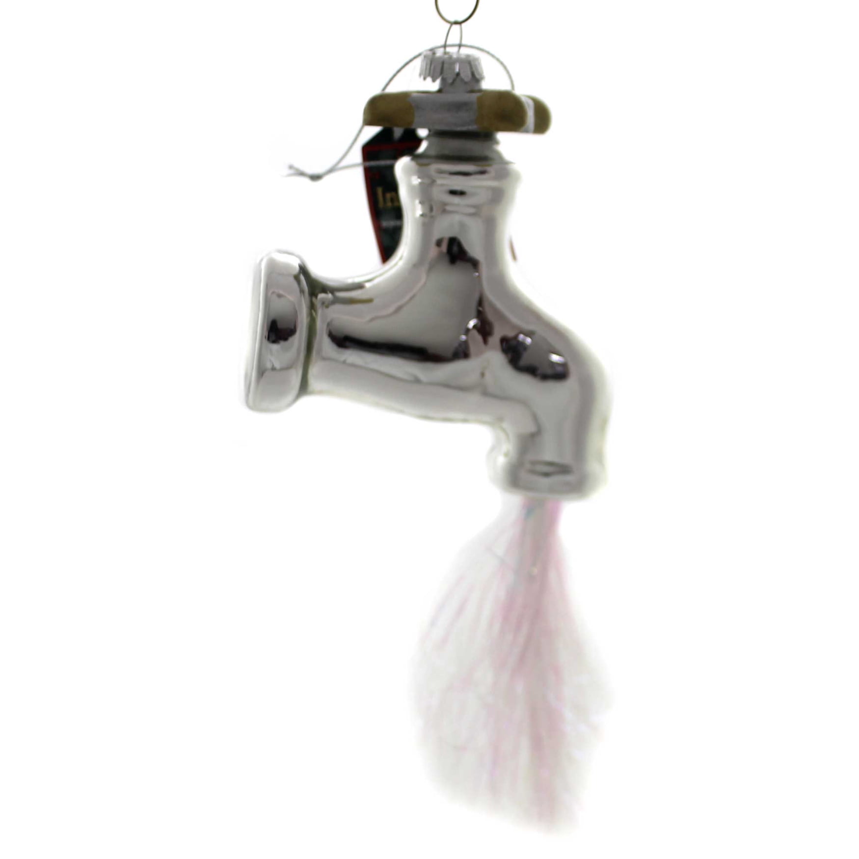 Holiday Ornaments FAUCET Glass Plumber Water 50501
