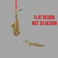 thumbnail image 4 of ViciArt Saxophone Christmas Ornament, Musical Instrument Design with Holiday Lights, Festive Decor, 4 of 4