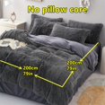 thumbnail image 1 of Juego de funda nórdica de poliéster gris oscuro de 3 piezas: suave, cómodo y cálido para el dormitorio y la habitación de invitados, 1 of 4
