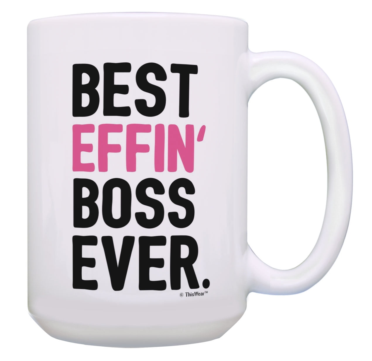 ThisWear Boss Coffee Mug Boss Nutritional Facts Mug Boss Cup Manger Mug  Supervisor Coffee Mug