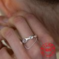 thumbnail image 1 of Real BFCLUB-anillo Retro ajustable con borla para mujer, Color plateado, personalidad, cadena, borla, joyería fina, accesorios elegantes de fiesta, 1 of 2