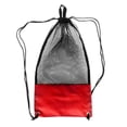 thumbnail image 2 of Bolsa de malla para material de buceo Cola Saco de material de malla de nailon Rojo y negro, 2 of 8