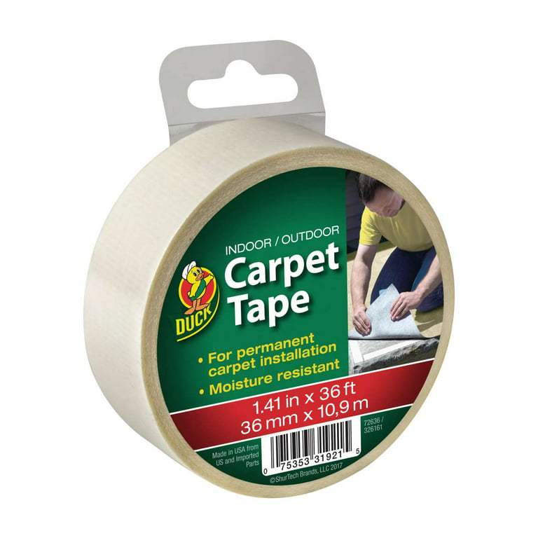 Duck Tape 1 7/8 x 75' Indoor Light Traffic Carpet Tape 286377