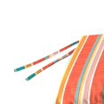 thumbnail image 6 of Jordan Manufacturing 48" x 18" Kodi Cornhusk Multicolor Stripe Rectangular Outdoor Settee Swing Bench Cushion with Ties, 6 of 12