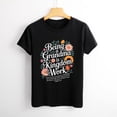 thumbnail image 4 of Being A Grandma Is Kingdom Work Women’s Short Sleeve Cotton T-Shirt HD Graphic Printed Tee Casual Crew Neck Top S, 4 of 7