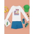thumbnail image 3 of Waiting For The Wave Long Sleeve Toddler -Image by Shutterstock,  2 Toddler, 3 of 4