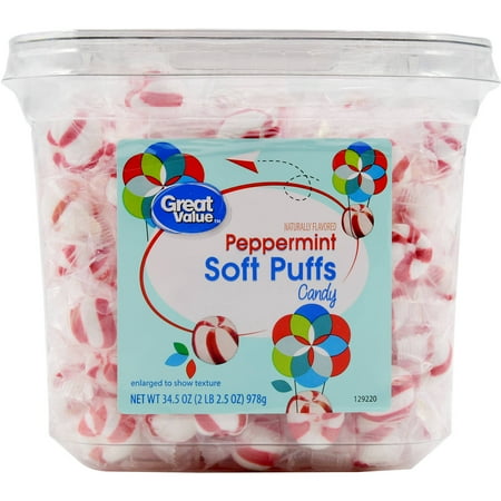 peppermint value puffs oz candy soft walmart