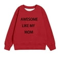 thumbnail image 4 of TFEOQRY Toddler Girls And Boys Hoodless Sweatshirts Long Sleeved Printed Round Neck Top shirt, 4 of 4