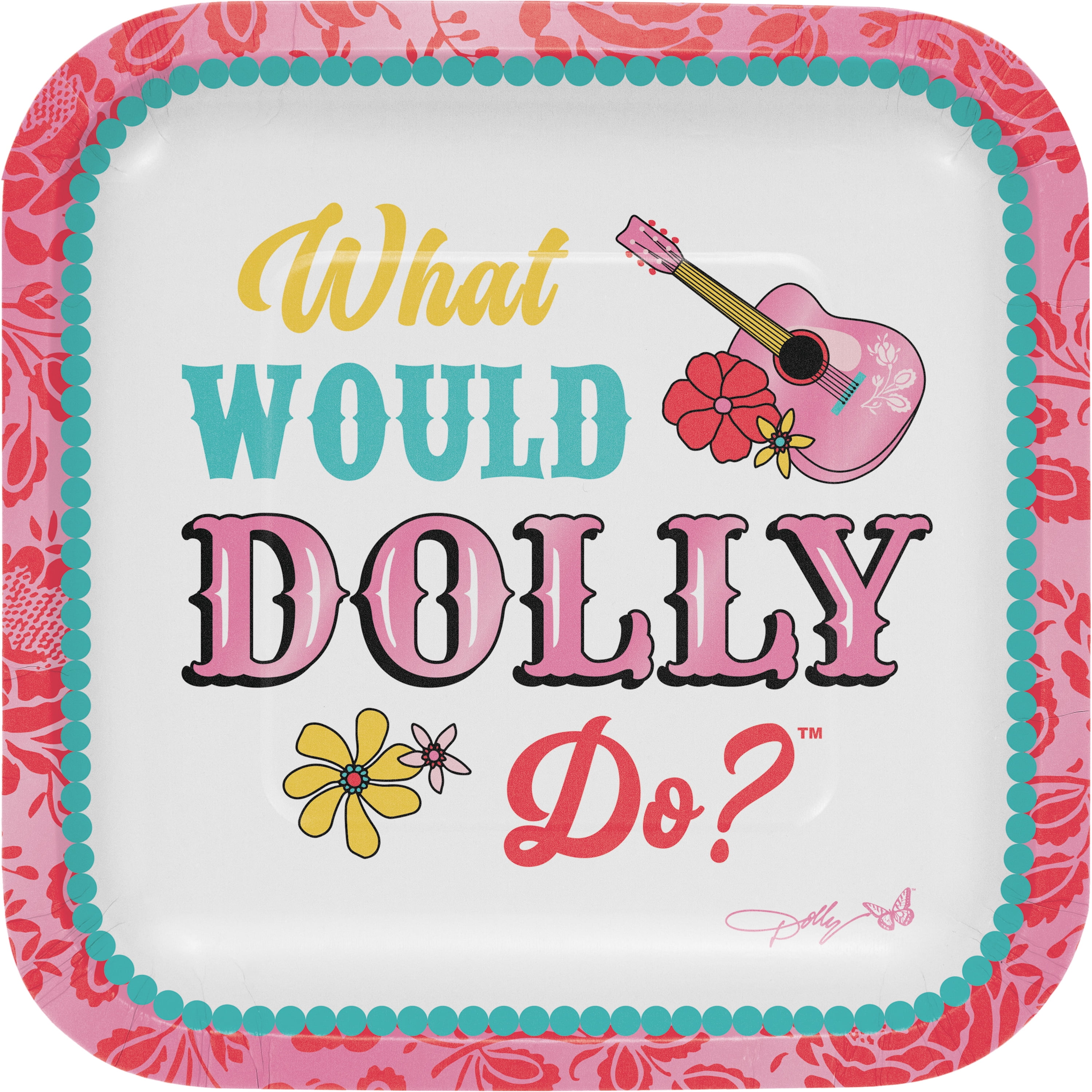 Dolly Parton What Would Dolly Do Dessert and Appetizer Paper