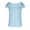 Sky Blue, variant on UACY Girls Tops Summer Boho Blouses Short Sleeve Square Neck Crochet Lace Trim Casual Shirts