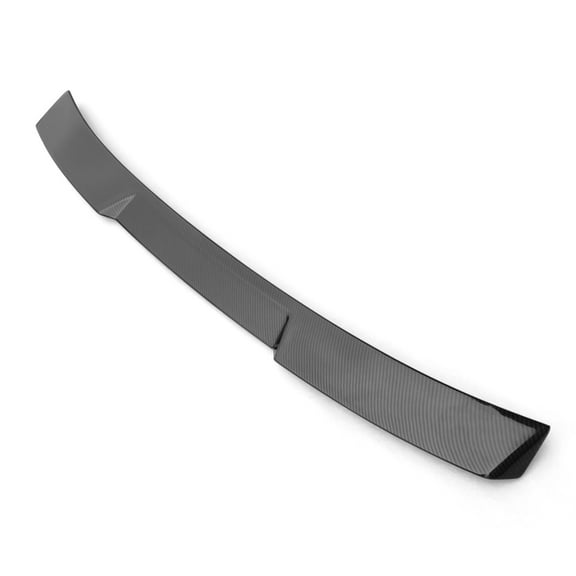 Ikon Motorsports Roof Spoiler Compatible With 2023-2025 Honda Accord 11th Generation, IKON Style Rear Window Visor Carbon Fiber Print ABS Plastic Top Trim Vent Shade Lip