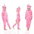 thumbnail image 1 of Kids Onesie Flannel Pajamas Cartoon Animal Figure Costume With Hood Winter Home Suit zhangyuxiang LED, 1 of 2