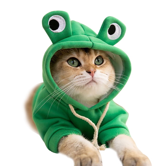 Sudaderas con Capucha para Gatos,Sudaderas con Capucha para Gatos, Disfraz Adorable De Gato Lindo Y Elegante, Sudaderas para Gatos De Alta Capacidad