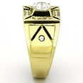 thumbnail image 4 of Bague en Acier Inoxydable avec Grade AAA CZ Transparent pour Femmes Style Pierre Claire TK723 Taille 8, 4 of 4