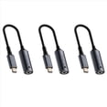 thumbnail image 1 of 3X 140W DC Cargador Portátil 5V 9V 20V DC 5,5x2,5mm Hembra A USB C Tipo C PD Adaptador de Corriente Convertidor de Cable de Carga Rápida, 1 of 5