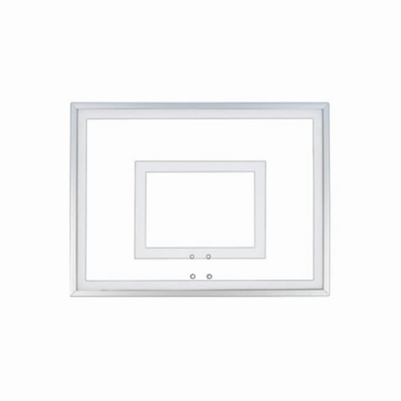 FT210 Acrylic 36 x 48 in. Framed Acrylic Backboard, Scarlet