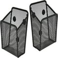 thumbnail image 1 of YOPTOP Set of 5 Magnetic Pencil Holder 3 Compartments  Metal Magnetic Basket  Black Magnetic Marker Holder for Refrigerator  Locker and Whiteboard,2Pcs-A, 1 of 6