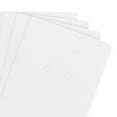 thumbnail image 4 of Keychain Display Cards Keychain Card Holder Paper Jewelry Display Cards, White 100 Pack, 4 of 6