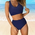 thumbnail image 2 of Bathing Suits Woman -Women High Waisted Bikini 2 Piece Bathing Suits Full Coverage Swimsuits, Bikinis For Women, 2 of 5