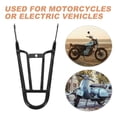 thumbnail image 2 of OULII 1Set Metal Motorcycle Luggage Rack with Rear Seat Shelf Design for Motorcycle Riders 13.4x7.7x5.1in, 2 of 8