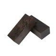 yotijay 2 Pieces Ebony Lumber Ebony Blank Musical Wood Carving