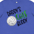 thumbnail image 4 of Inktastic Daddy's Golf Buddy with Golf Ball Youth T-Shirt, 4 of 5
