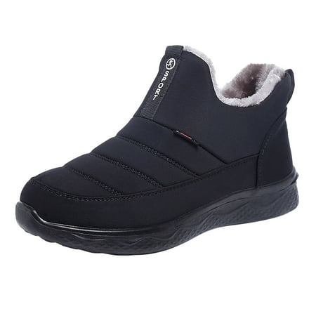 

Kcodviy Winter Warm Men S High Mens Snow Boots Wide Feet Top Water Boots Velvet Mens Slip On Snow Boots Wide Width And Snow Flat Bottomed Snow Cleats For Mens Boots Shoes Men S Boots Tall Sn
