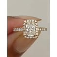 thumbnail image 5 of 3Ct Radiant Cut Lab Created Diamond Engagement Ring In 14K Yellow Gold Plated, 5 of 6