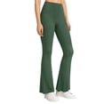 thumbnail image 3 of Tqcoqu Flare Leggings for Women,High Waist Lifting Up Yoga Pants,Business Workout Casual Slim Fit Pant for Daily,Army Green Women's S-XXL, 3 of 9