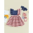 thumbnail image 3 of Hirigin Backless Flying Sleeve Independence Day Dress (Girls), 3 of 8