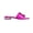 Fuchsia, variant on Amore Metallic Jewel Slide, Red, 6