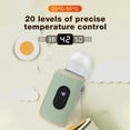 thumbnail image 2 of Portable Bottle Warmer, Travel Baby Bottle Warmer for Breastmilk, Leak-Proof, 20 Speeds Fast Heating, with Precise Temperature Control, Memory Function, 2 of 11