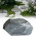 thumbnail image 2 of Imitation Rock Faux Stone Sculpture Multifunctional Lightweight Sturdy Creative Natural Texture Rock For Porch Yard, 2 of 7
