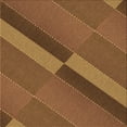 thumbnail image 1 of Ahgly Company Indoor Square Patterned Blood Red Brown Area Rugs, 6' Square, 1 of 6