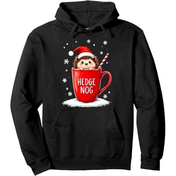 Merry Pugmas Pug Lover Dog Owner - Camiseta de Navidad con capucha