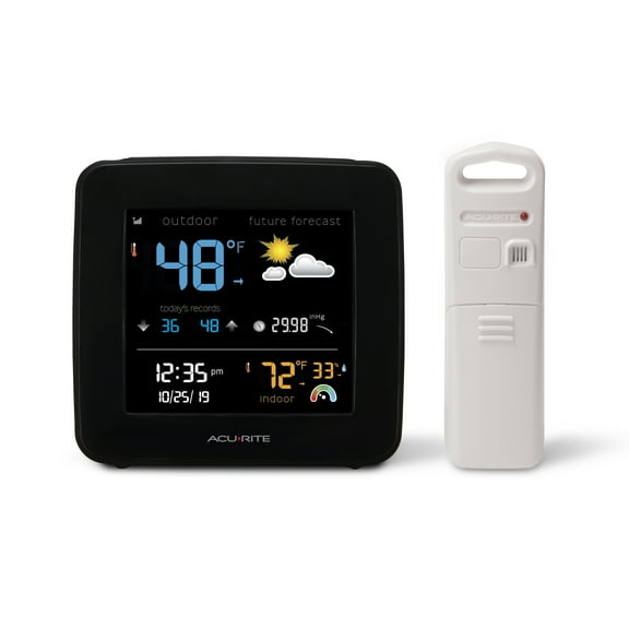 AcuRite Digital Weather Station Forecaster with Temperature and Humidity with Date and Time (00506W)