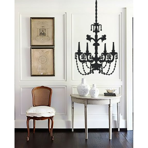 Baroque Chandelier Wall Art Decal