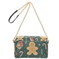 thumbnail image 2 of FORMRS Women Crossbody Purse with Chain Strap Vegan Leather Shoulder Handbag, Brown Christmas Gingerbread, 2 of 7