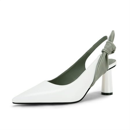 

Women s Chain Decor Chunky Low Heels Square Toe Patent Leather All-Match Slip On Commuter Solid Color Shoes