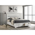 thumbnail image 2 of Miranda 51-inch Wood Queen Storage Panel Bed White, 2 of 8