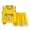 ZA Yellow, variant on Toddler Outfits For Boys Summer Pajamas Mesh Sportswear Sleeveless Printed Vest Shorts Basketball Set Infant Boy Clothes Black 18 Months-24 Months