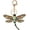 Green, variant on Dragonfly Keychain Charms,Car Key Chain Car Purse Bag Rings Pendant Car Key Organizer Keychain Accessories