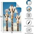 thumbnail image 3 of GZHJMY Funny Giraffes Kitchen Towels 18x28inch Ultra Soft Absorbent Quick Drying Kitchen Dish Towels Washable Cleaning Cloths Hand Towels Tea and Bar Towels, 1 Pack, 3 of 7