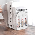 thumbnail image 6 of Lsque Nurse doctor gnome Printed Wood Bookends,Non-Skid Bookend for Shelves,Heavy Duty Support Bookends,Non-Slip Foam Pads for Office, Home, and Library,1 Pair, 6 of 8