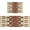 Brown & Orange, variant on Waykingo Boho Kitchen Rug Mat Set of 2 Non Slip Kitchen Rugs Farmhouse Style Washable Kitchen Floor Runner Boho Decor