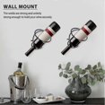 thumbnail image 2 of 2025 Pack of 6 Wall Mounted Wine Racks - Red Wine Bottle Display Holder with Screws, Metal Hanging Wine R, 2 of 5