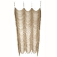 thumbnail image 3 of Boho Handwoven Cotton Rope Room Divider Curtain for Guest Room Dressing Room or Bridal Backdrop Rustic Macrame Doorway Wall Hanging Decor Easy to Hang 59"W × 75"L, 3 of 5