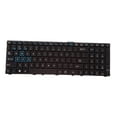 thumbnail image 3 of Teclado para portátil con distribución estadounidense, retroiluminado, mate, duradero, en inglés. Luz azul, 3 of 7
