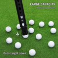 thumbnail image 2 of Agarrador de pelotas de golf de 33,9 pulgadas, accesorios metálicos para deportes de golf al aire libre (negro), 2 of 6