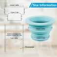 thumbnail image 5 of FZFLZDH 3 Pack Drain Hair Catcher & Tub Stopper, 2 in 1 Drain Cover', Flex Silicone Strainer for Shower/Bathtub/Kitchen Sink with three drain pipe sealing plug, 5 of 7